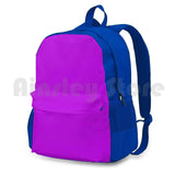 Neon Fluorescent Violet Outdoor Backpack