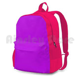 Neon Fluorescent Violet Outdoor Backpack
