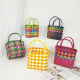 Summer Beach Bag Waterproof ABS Casual Solid Purses Handbags