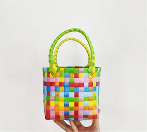 Summer Beach Bag Waterproof ABS Casual Solid Purses Handbags