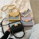 Plastic Jelly Bag Casual Shoulder Western Messenger Bag