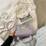 Plastic Jelly Bag Casual Shoulder Western Messenger Bag