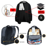 Farm Tractor Print Backpack School Bags Boys Girls Kindergarten