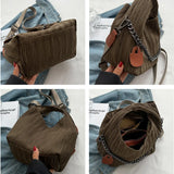 Pleated Handbag Chain Lady Shoulder Bags Shopping Pack Crossbody Bag