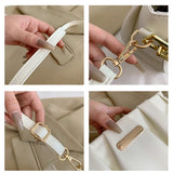 Pleated Acrylic Chains Cloud Women Hand Bags Ruched Shoulder Purses