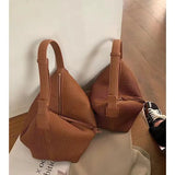 Pleated Shoulder Bags Women Underarm Large Capacity Ladies Party Retro Handbags