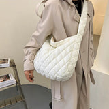 Pleated Shoulder Bags Women Underarm Crossbody Handbags Ladies Tote Bag Ins