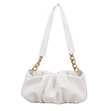 Pleated Shoulder Women's Bag Cloud Female High Handbags For Women Chain Bag