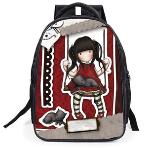 Girl's Book Bag School Backpack Large Capacity Lightweight Kids Bag