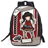 Girl's Book Bag School Backpack Large Capacity Lightweight Kids Bag