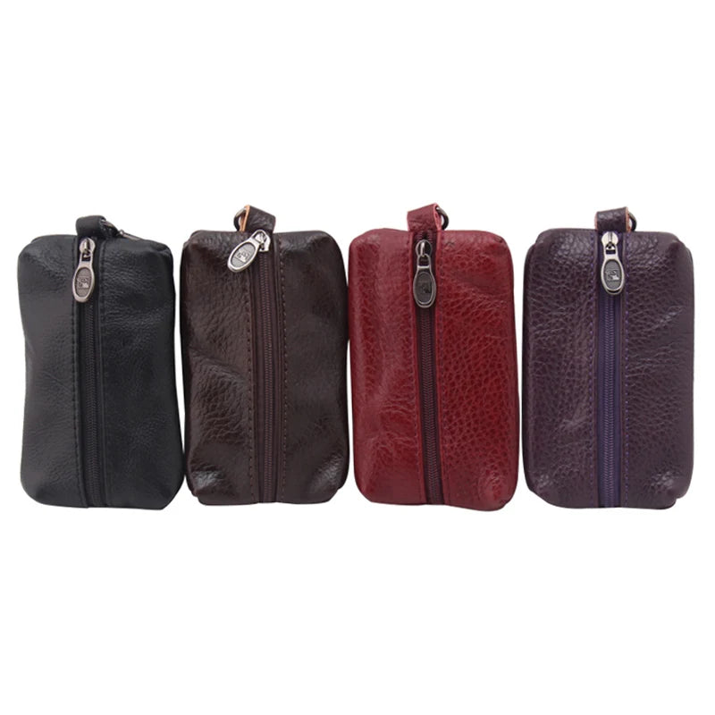 Plus Size 100% Cow Leather Key Wallet Unisex Key Case High-Quality Key Bag