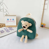Plush Bear Backpack Kids Schoolbag