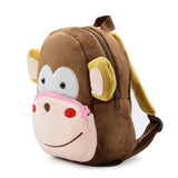 3D Cartoon Monkey Animal Kids Backpack Children School Bags for Girls Boys