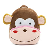 3D Cartoon Monkey Animal Kids Backpack Children School Bags for Girls Boys