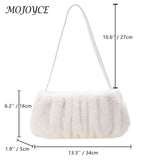 Soft Plush Cloud Shoulder Bag for Winter Travel