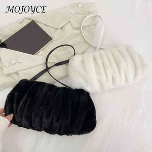 Soft Plush Cloud Shoulder Bag for Winter Travel