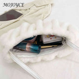 Soft Plush Cloud Shoulder Bag for Winter Travel