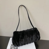 Soft Plush Cloud Shoulder Bag for Winter Travel