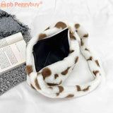 Fluffy Love Heart Hand Bag for Holiday Party