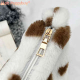 Fluffy Love Heart Hand Bag for Holiday Party