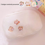 Plush Cosmetic Bag Korea Student School Pencil Case Girls Large Capacity