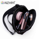 Plush Fanny Pack Bum Bag Zipper Hip Shoulder Bags