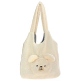 Plush Female Underarm Bags Shoulder Bags Fluffy Shopping Bag