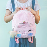 Plush Unicorn Backpack for Girls