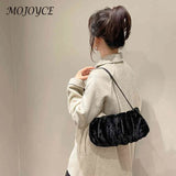Soft Cloud Ladies Handbags Pleated Autumn Winter Commute Bags
