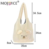 Bear Pattern Large Capacity Tote Bag for Holiday