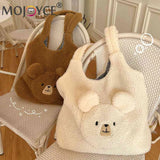 Bear Pattern Large Capacity Tote Bag for Holiday