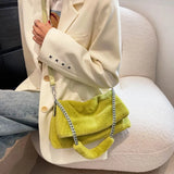 Plush Handbag Clutch Chain Shoulder Bag Crossbody Bags