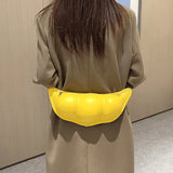 Plush Peas Shaped Shoulder Bag For Women