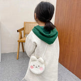 Furry Plush Shoulder Bag for Kids