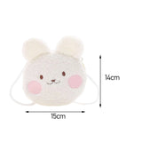 Furry Plush Shoulder Bag for Kids