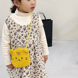 Furry Plush Shoulder Bag for Kids