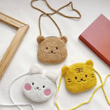 Furry Plush Shoulder Bag for Kids