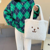Winter Fluffy Fur Shoulder Bag for Women