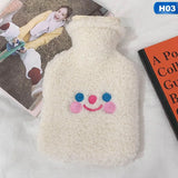 Plush Woman Water Bottle Bag Cartoon Hot Water Injection Bags