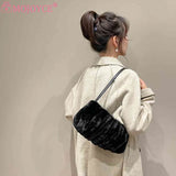 Soft Cloud Casual Warm Solid Tote Bag for Women