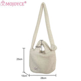 Plush Women Messenger Bag Autumn Winter Ladies Handbag Warm Soft Casual Portable