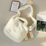 Soft Women Messenger Bag Warm Winter Handbag for Teenage Girls