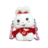 Plush Women's Bag Rabbit Doll Student Bag Girl One-shoulder Messenger Bag
