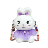 Plush Women's Bag Rabbit Doll Student Bag Girl One-shoulder Messenger Bag