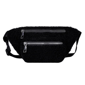 Plush Waist Bag Crossbody Chest Bag Women