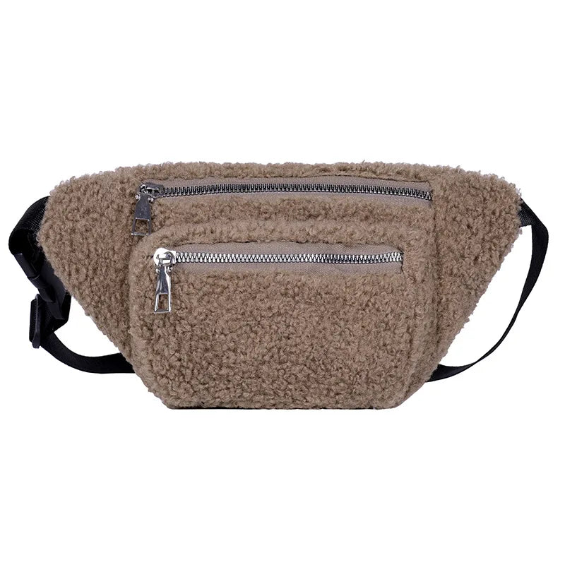 Plush Waist Bag Crossbody for Women