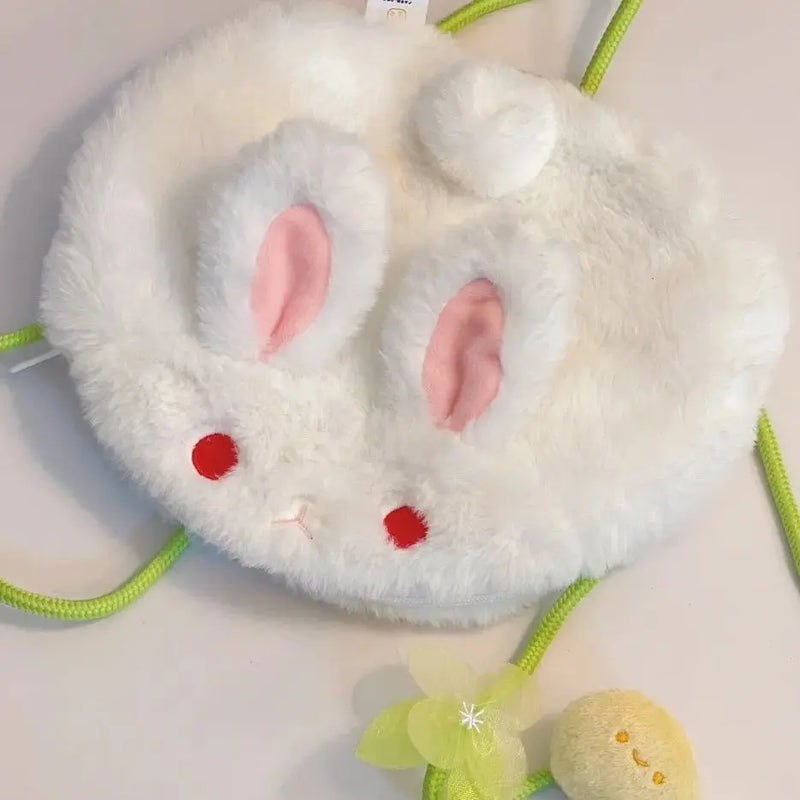 Bunny Women Purse Plush Shoulder Bag Mini Phone Bags