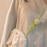 Bunny Women Purse Plush Shoulder Bag Mini Phone Bags