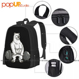 Polar Bear Powerlifting Weightlifting Gym Backpack