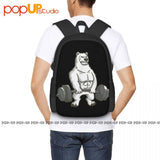 Polar Bear Powerlifting Weightlifting Gym Backpack